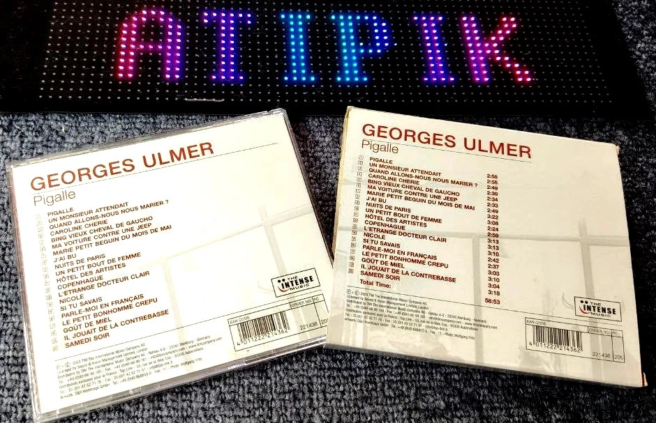 🎵 Georges Ulmer - Pigalle - Zeldzame Franse Chanson Collector CD 📀 – photo 2